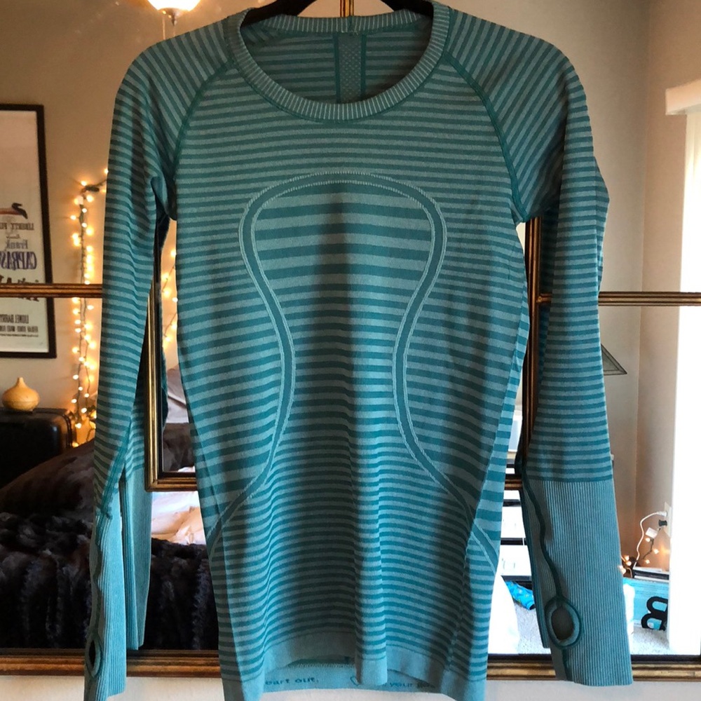 Striped Lululemon Long Sleeve